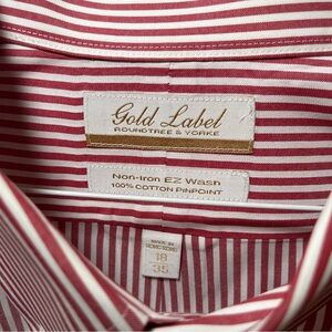 Roundtree and Yorke Dress Shirt size 18/35